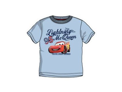 Cars Auta tričko světle modré