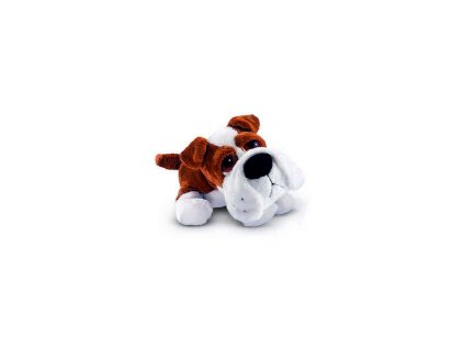 Klíčenka boxer hnědobílý
