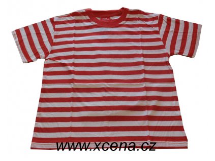 Námořnická dětská trička červené