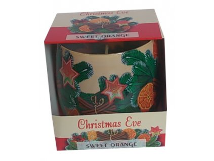 Svíčka ve skle Christmas Eve Sweet 100g