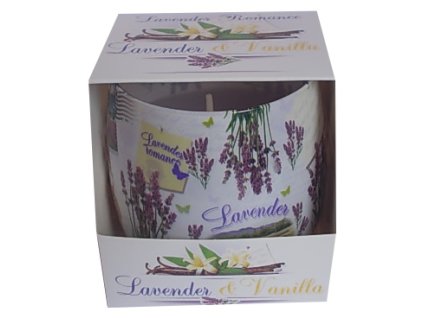 Vonná svíčka ve skle Lavender Romance 100g
