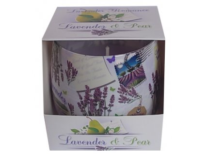 Svíčka ve skle Lavender Romance 100g