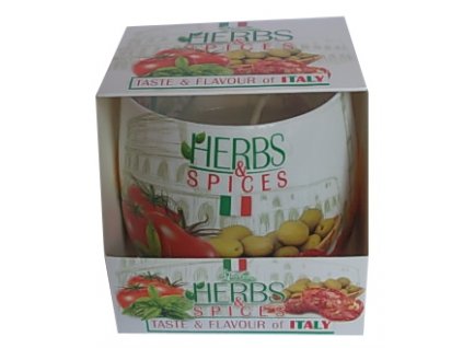 Svíčka ve skle Herbs Spices Italy 100g