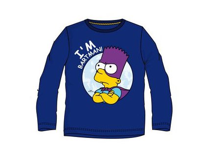 Bart Simpson tričko dětské modré
