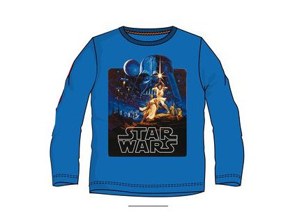 Star Wars tričko dětské modré
