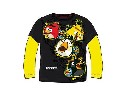Trička chlapecká Angry Birds nová kolekce