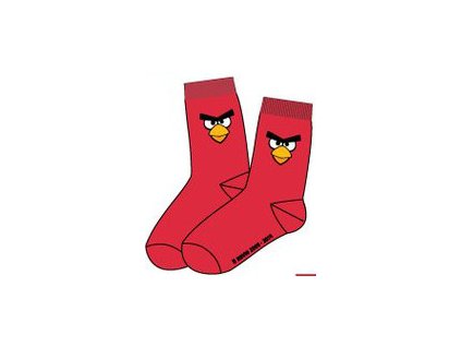 Angry Birds ponožky červené nový model