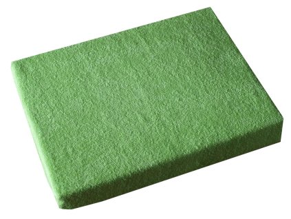 Froté prostěradlo světle zelené 90/200 cm