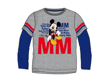 Mickey Mouse tričko šedé model A