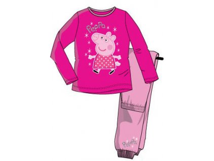 Peppa prasátko pyžamo růžové