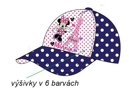 Minnie kšiltovka čepice modrá