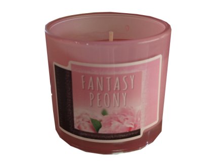 Svíčka ve skle fantasy peony 75g