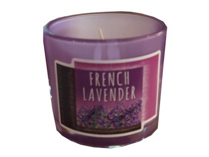 Svíčka ve skle French lavender 75g