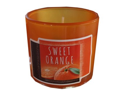 Svíčka ve skle Sweet orange 75g