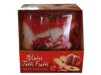 Svíčka Winter tutti frutti red fruits 100g