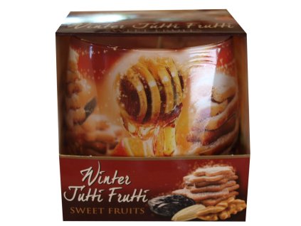 Svíčka Winter tutti frutti 100g