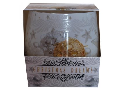 Svíčka ve skle Christmas dreams 100g