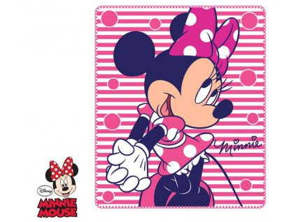 Deka flízová dětská s Minnie Mouse