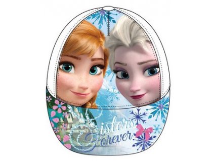 Frozen kšiltovka Anna a Elsa bílá