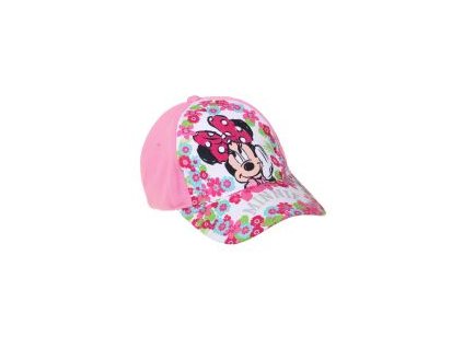 Minnie čepice baseballová růžová