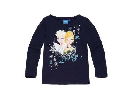 Frozen Ledové království tričko tmavě modré