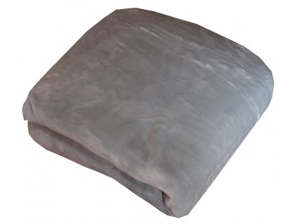 Mikroplyšové prostěradlo šedé 90x200