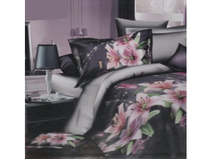 Povlečení bavlna 140x200, 70x90 orchidei
