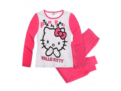 Hello Kitty pyžama balvlnéné bílé