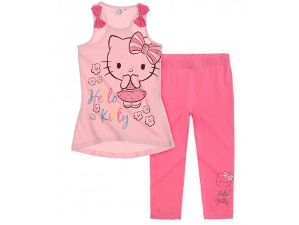 Hello Kitty trička a legíny růžové