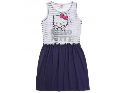 Hello Kitty šaty modré