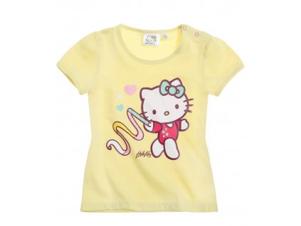 Hello Kitty kojenecké trička žluté