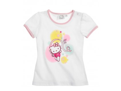 Kojenecké triko Hello Kitty bílé