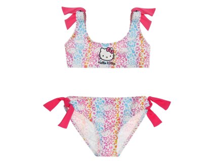Dívčí plavky Hello Kitty bílé