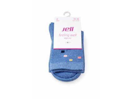 Dětské ponožky s barevnými puntíky