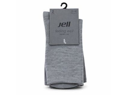 Šedé ponožky s visačkou