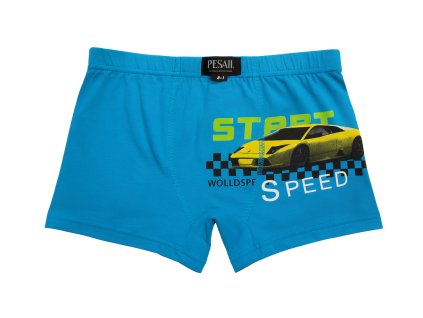 Turquoise Boxer Briefs se Sportovním Designem