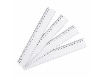 Sada pravítkem ve tvaru vějíře