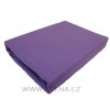 Prostěradla jersey fialové 90x200