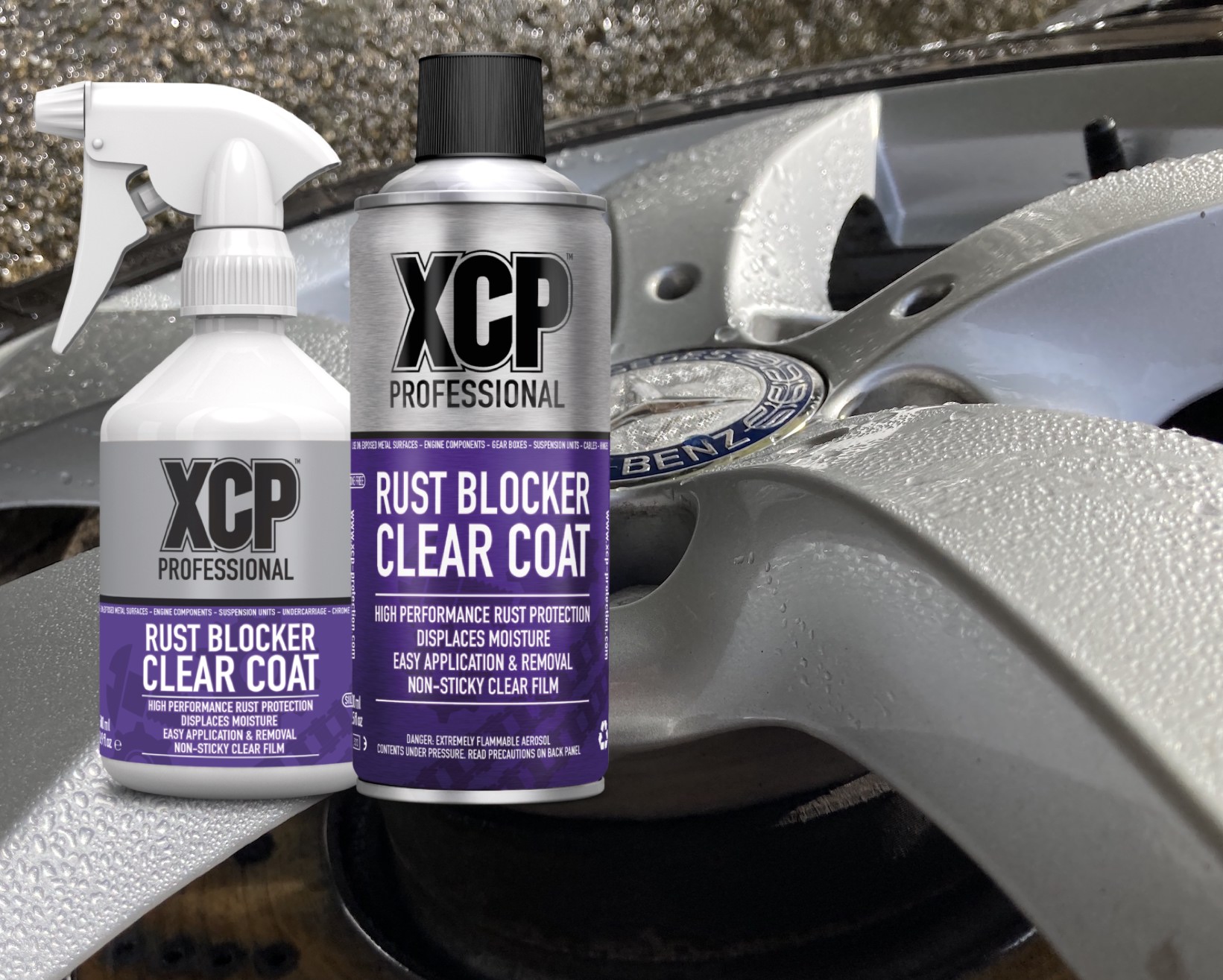 XCP Clear Coat na hliníkovém disku