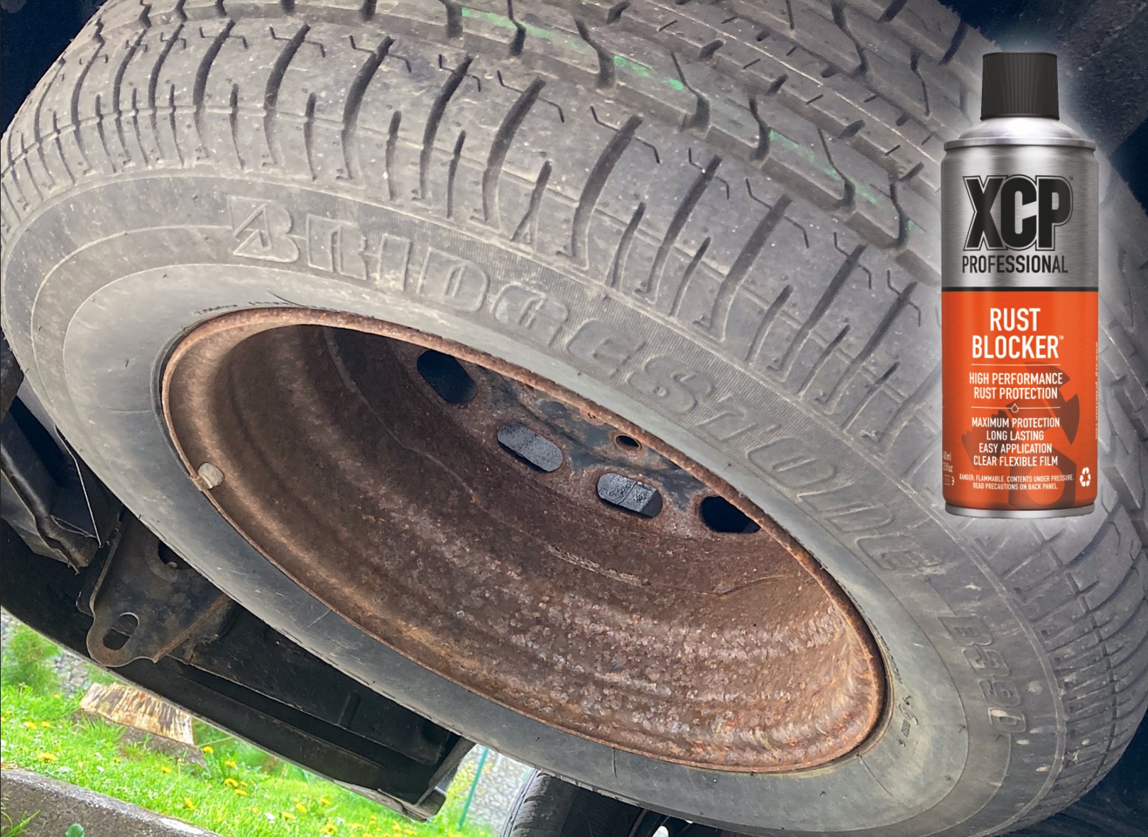 Rezavý disk po půl roce