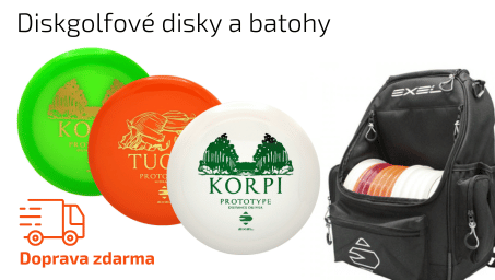 Discgolfové disky a batohy