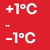 +1..-1°C