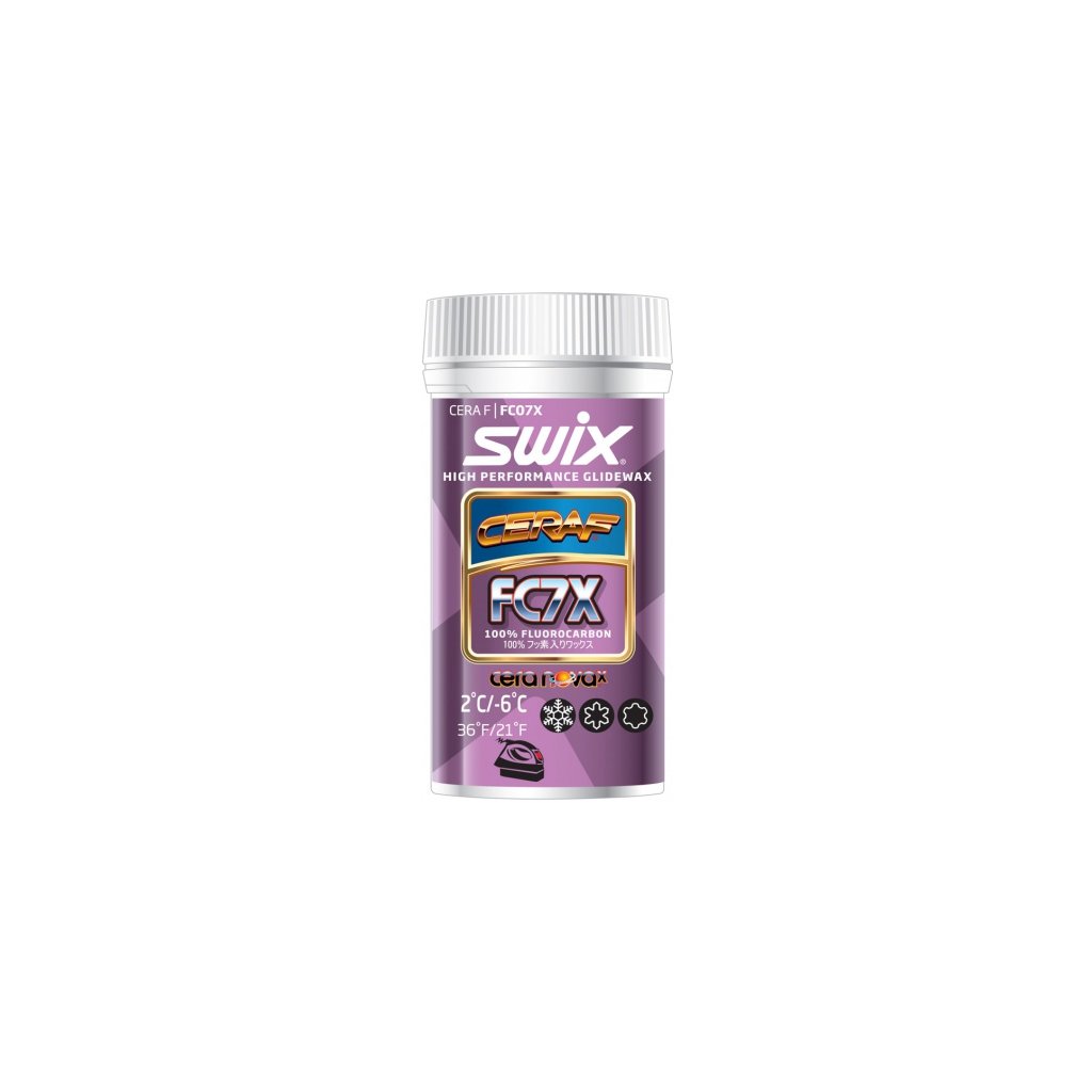 SWIX FC07X Cera F POWDER 30g, +2°C až -6°C - XCSPORT.cz