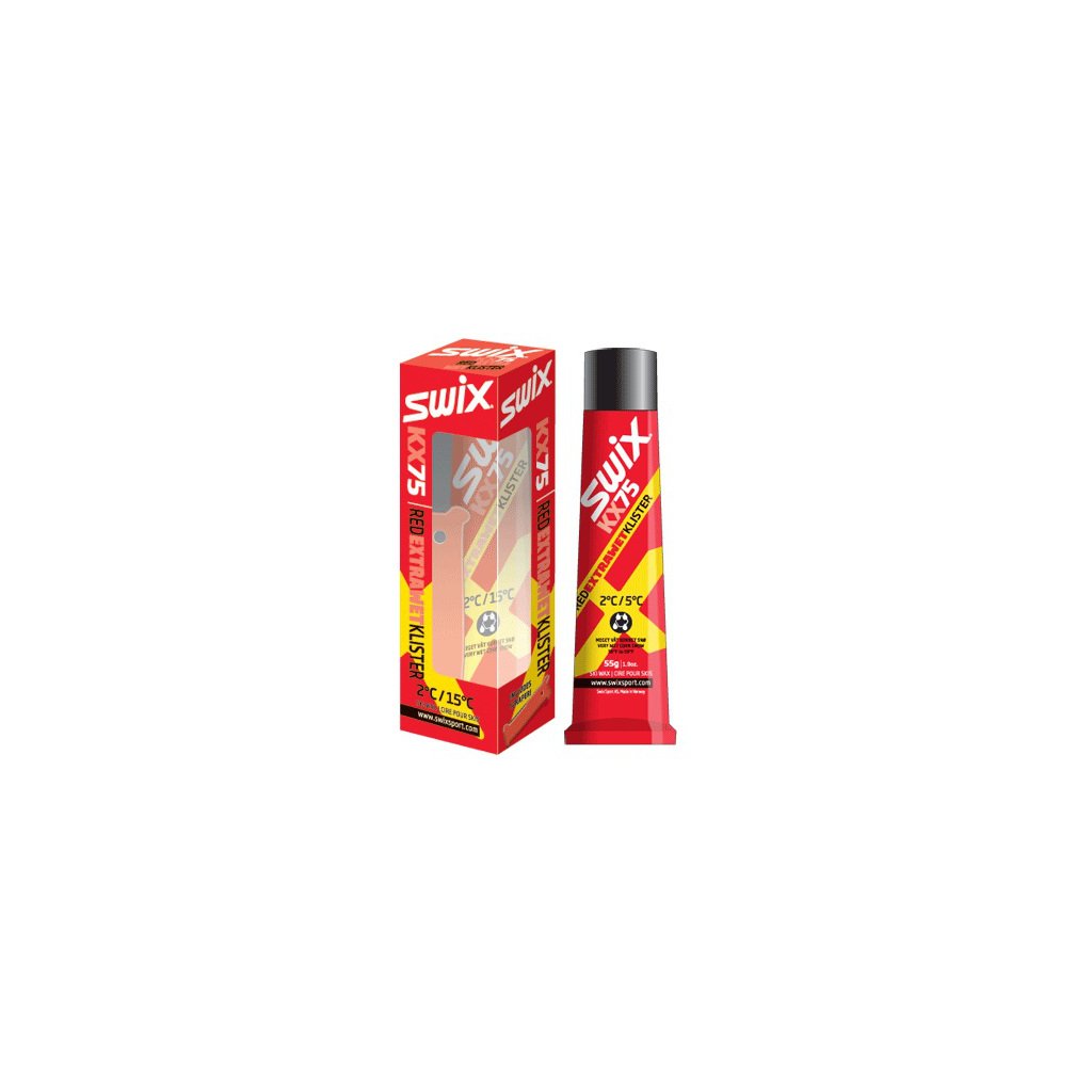 SWIX KX75 Extra Wet Klister, 55g, +2°C to +15°C