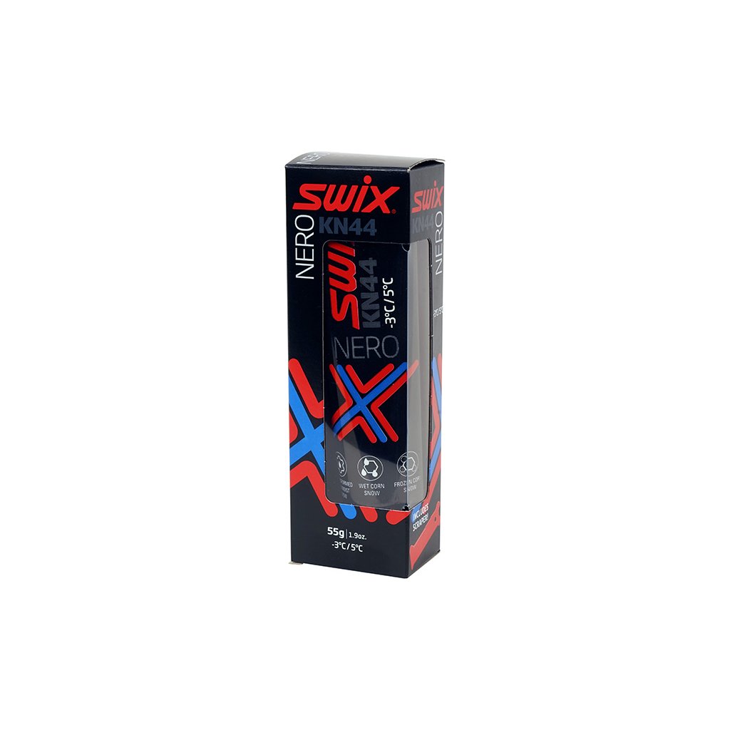 SWIX KN44 NERO univerzálny klister, 55g, +3°C až -5°C