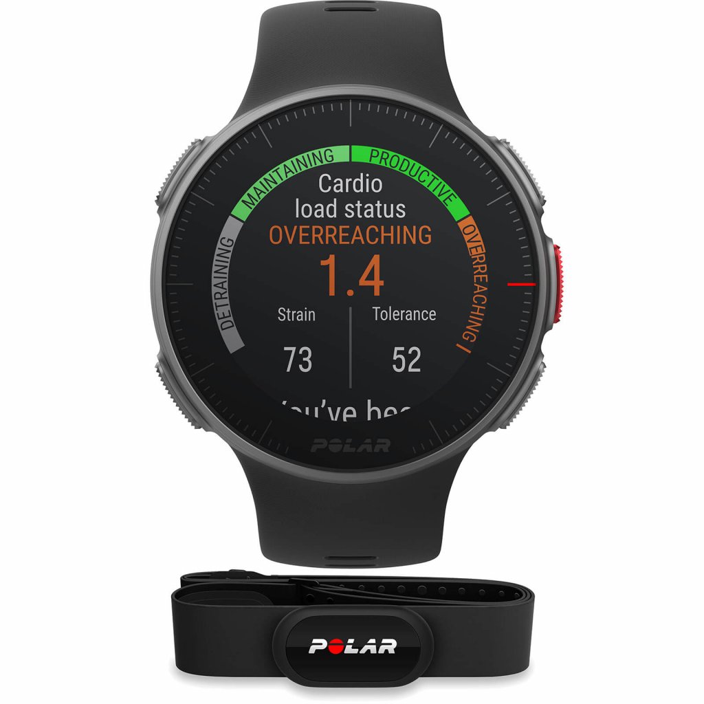 POLAR VANTAGE V HR černá, běžecké hodinky s GPS