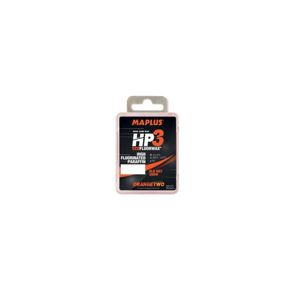 MAPLUS HP3 Orange 2, 0°C až -3°C, 50 g, skluzný vosk