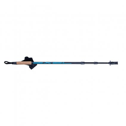 EXEL NORDIC WALKER Adj Alu / Evo Black/Cyan, teleskopické nordic walking palice