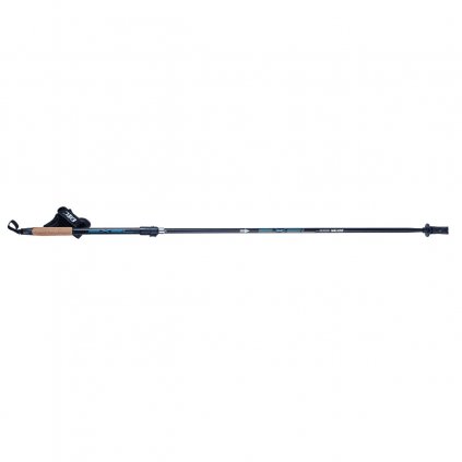 EXEL NORDIC WALKER Skladacie Alu / Evo Black/Cyan, skladacie nordic walking palice