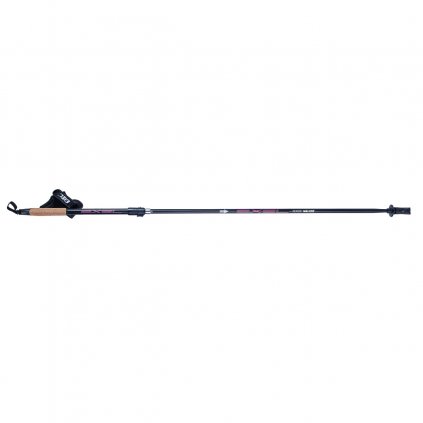EXEL NORDIC WALKER Foldable Alu / Evo Black/Pink, foldable nordic walking poles